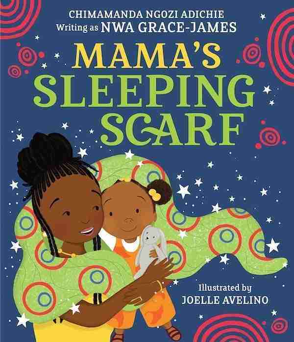 Mama's sleeping scarf, a cozy accessory for mothers.