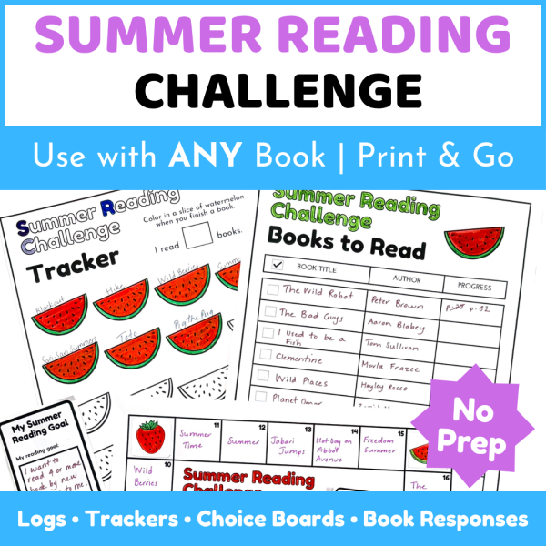 Summer Reading Challenge Pack for Any Book